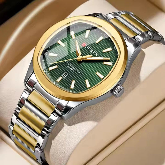 Original Brand Stainless Steel Band Wrist Watch For Men With Brand (Box & Bag)-8474