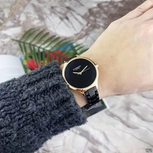 Original Brand Stainless Steel Band Wrist Watch For Couples With Brand (Box & Bag)