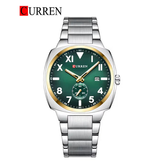 Original Brand Stainless Steel Band Wrist Watch For Men With Brand (Box & Bag)-8472