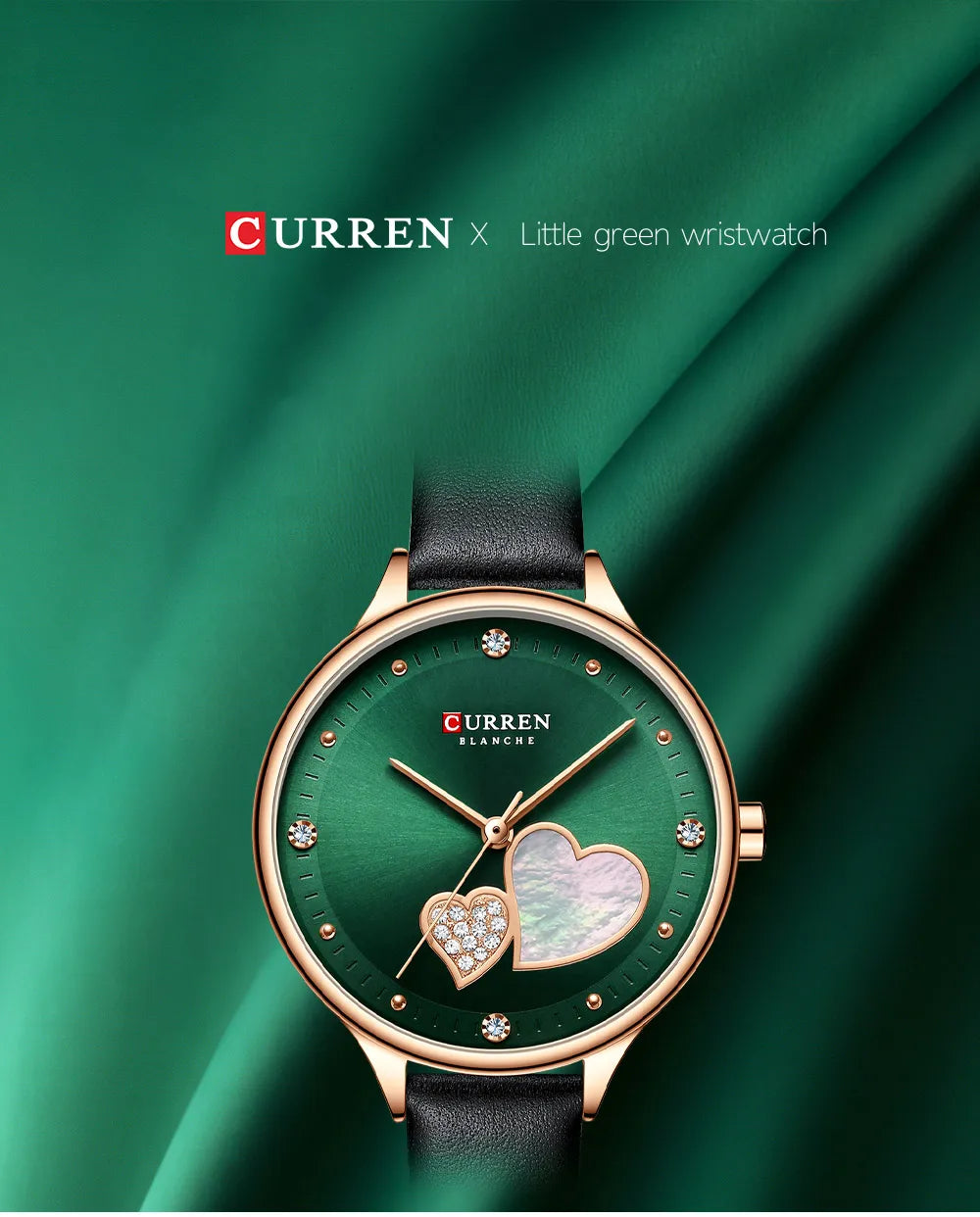 Original Brand Leather Straps Wrist Watch For Women With Brand (Box & Bag)-9077