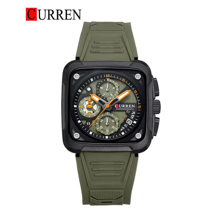 Original Brand Rubber Straps Wrist Watch For Men With Brand (Box & Bag)-8461