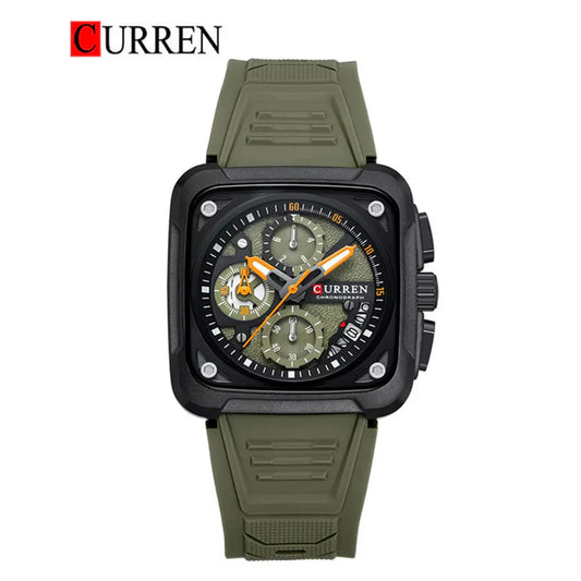 Original Brand Rubber Straps Wrist Watch For Men With Brand (Box & Bag)-8461