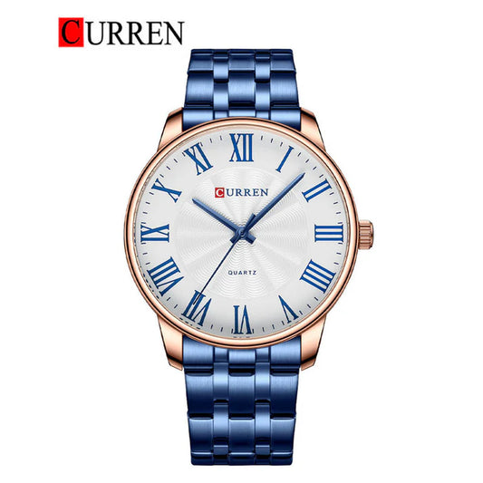 Original Brand Stainless Steel Band Wrist Watch For Men With Brand (Box & Bag)-8422