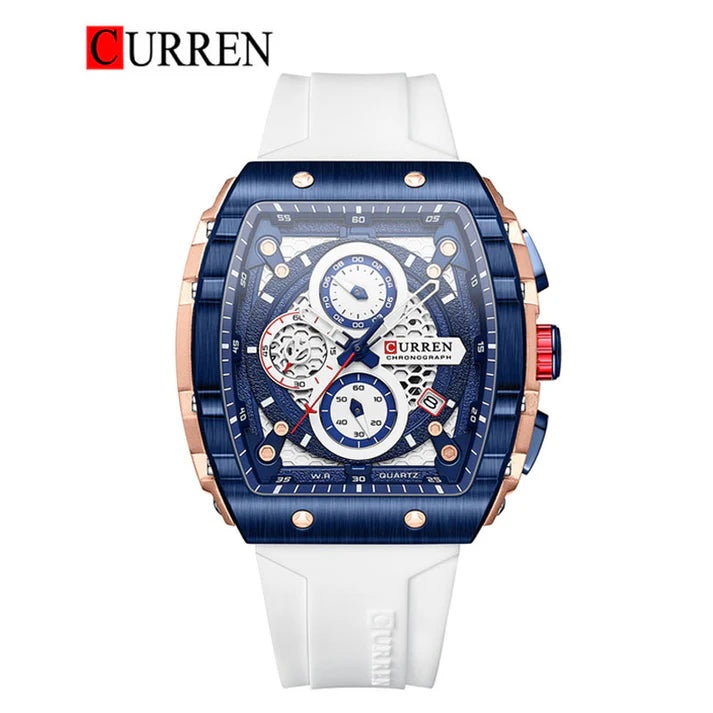 Original Brand Rubber Straps Wrist Watch For Men With Brand (Box & Bag)-8442